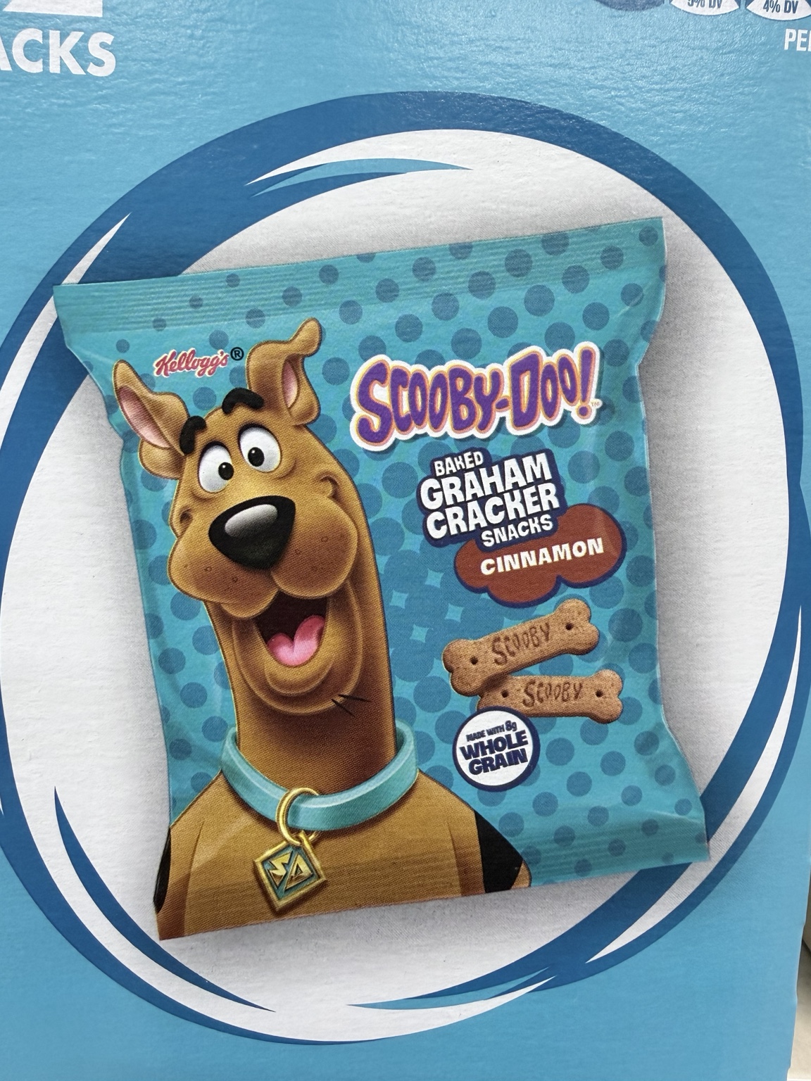 Scooby-Doo Cinnamon Graham Cracker Snacks pack